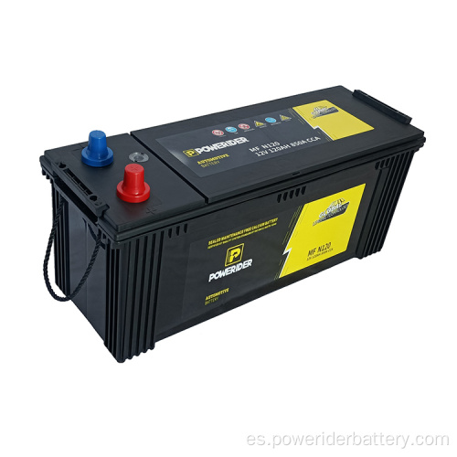 12V 120AH N120 115F51 Batería de arranque de servicio pesado-ácido de plomo